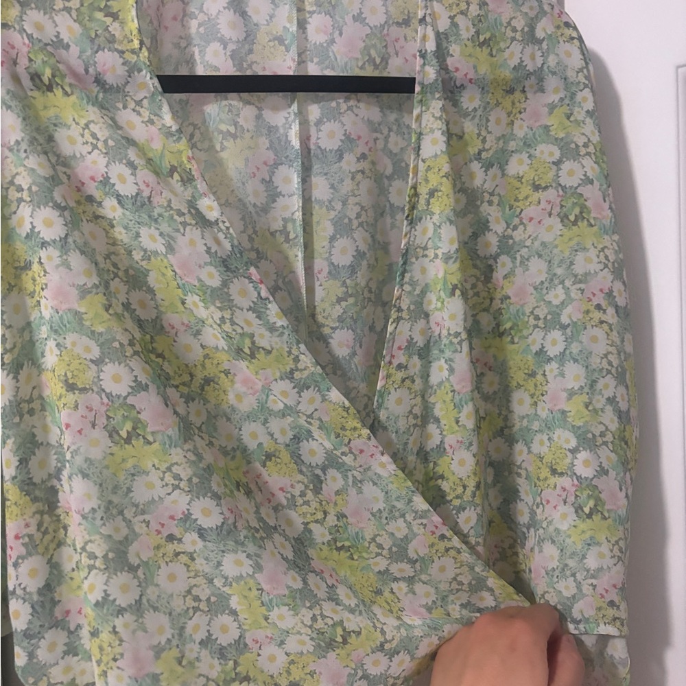 Floral Sheer Blouse